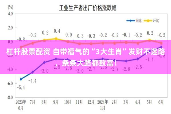 杠杆股票配资 自带福气的“3大生肖”发财不迷路，条条大路都致富！